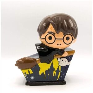 Silver Buffalo Harry Potter on Broom Ceramic Bank